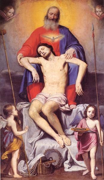 Lorenzo Lippi The Holy Trinity Sweden oil painting art